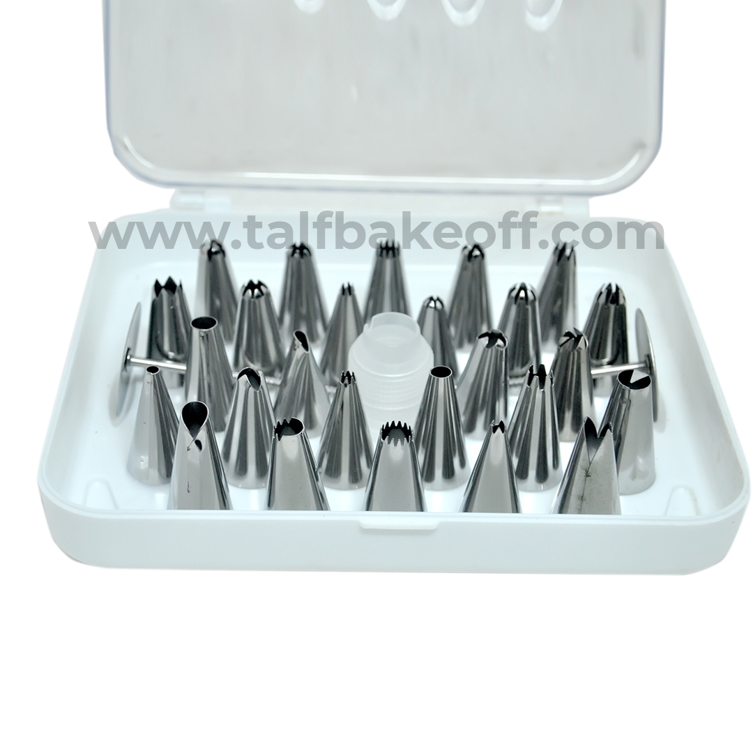 26-Pcs Nozzle Set | Piping Nozzles Suit | Stainless Steel