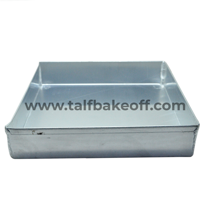 7 pc square Aluminium Set | Mould for OVENS |