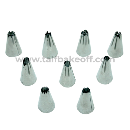 9Pcs Nozzle Set | Reusable and Washable | Cake Making Tools