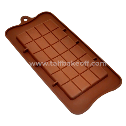 Chocolate Bar Silicone Mould | Reusable and Washable |