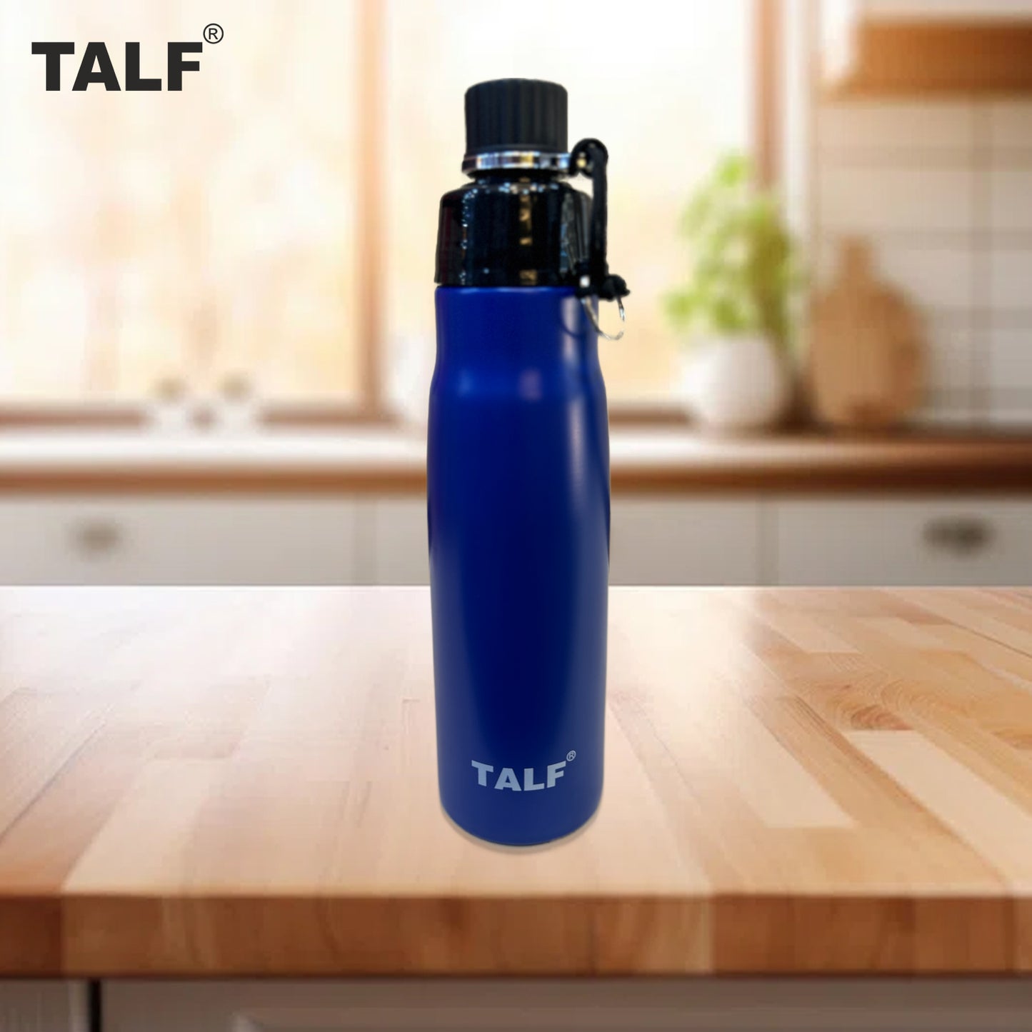 TALF ECLIPSE Stainless Steel Water Bottle, 1000ml, Single Wall, Leakproof Fridge Water Bottle