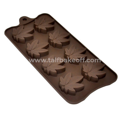 Leaf Chocolate Mould | Flexible Silicone Mold | Reusable | Washable |