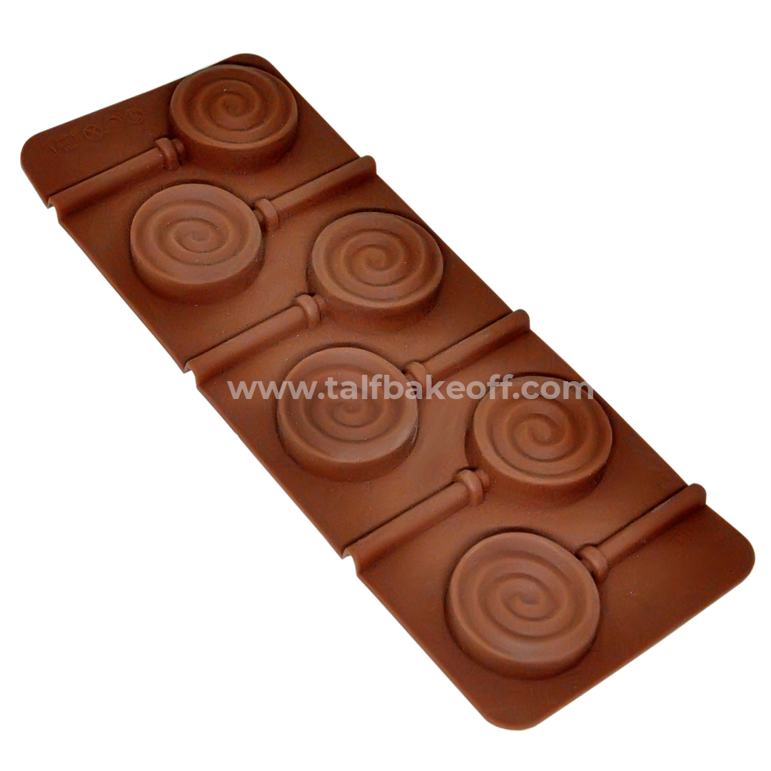 Lollipop Chocolate Silicone Mould | Flexible Silicone Mold | Reusable | Washable |