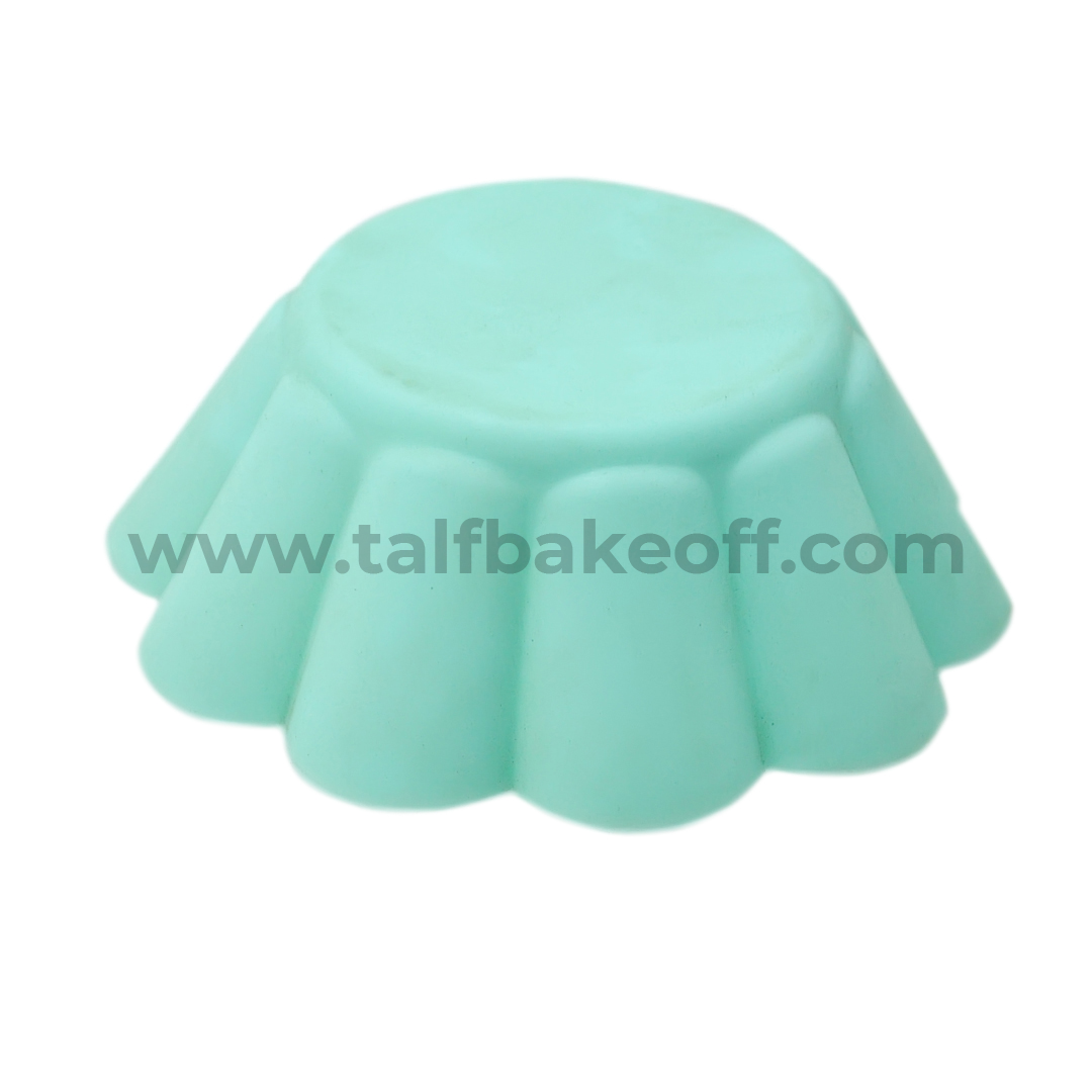 Single piece Flower Muffin Silicone Mould