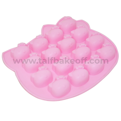 Pink kitty Silicone Mold