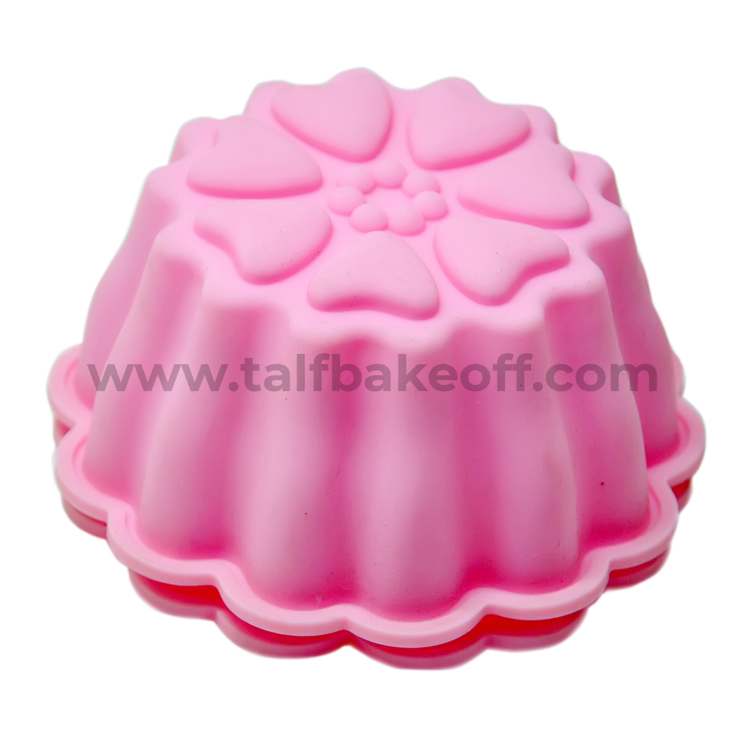 Pink Muffin Silicone Mold | Reusable and Washable | Cake Making Tools