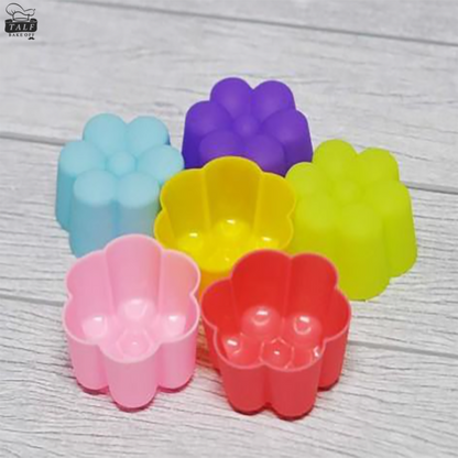 Flower Shape Muffin Silicone Mould