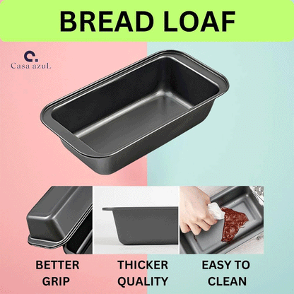 Carbon Steel Bread Loaf Pan | Non-Stick Coating for Effortless Baking