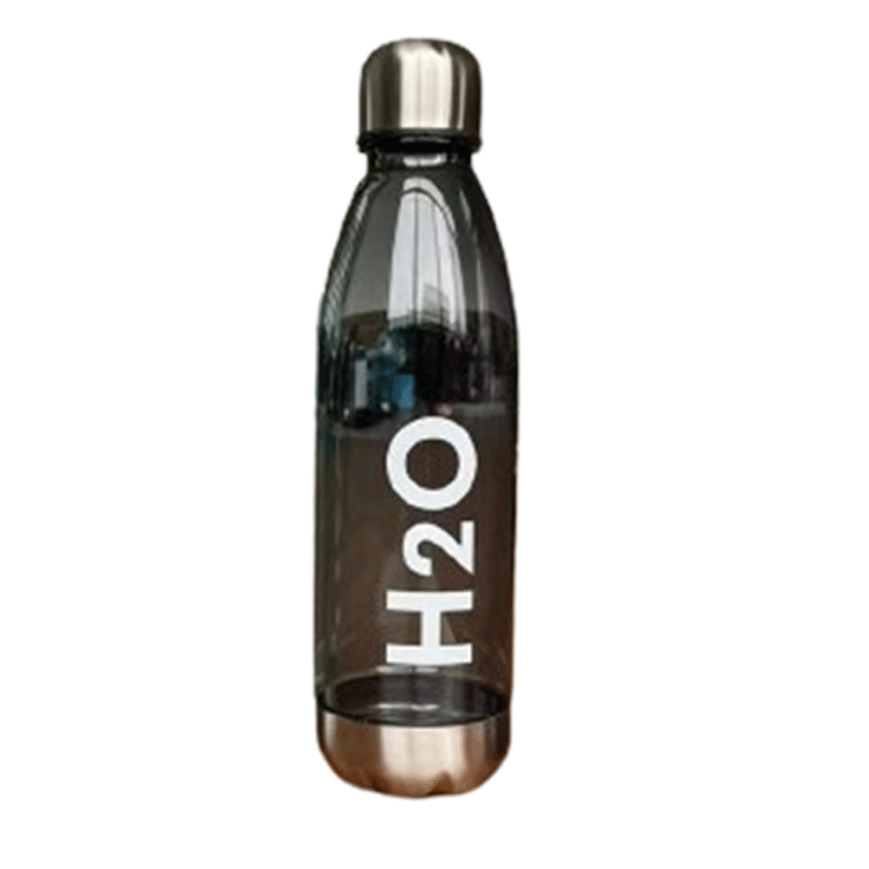 H2O Transparent Sports Water Bottle