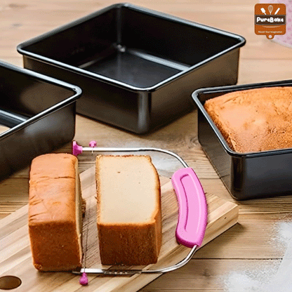 Sqaure Shape Cake Mould | Cake Tin | Cake Pan Can be Used in Microwave Oven | Cake Baking and Decorating Tools | Cake Making Supplies