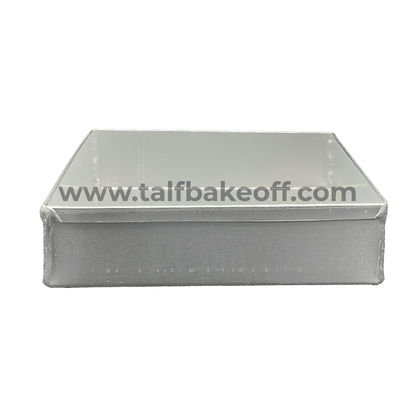 8 Inches Talf Aluminium Square Cake Mould Cake Pan Cake Tin Tray for Baking 1.5 kg - 1500 Grams in Oven