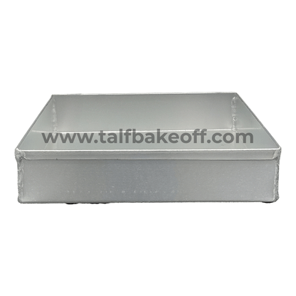 9 Inches Talf Aluminium Square Cake Mould Cake Pan Cake Tin Tray for Baking 1800 gms in Oven